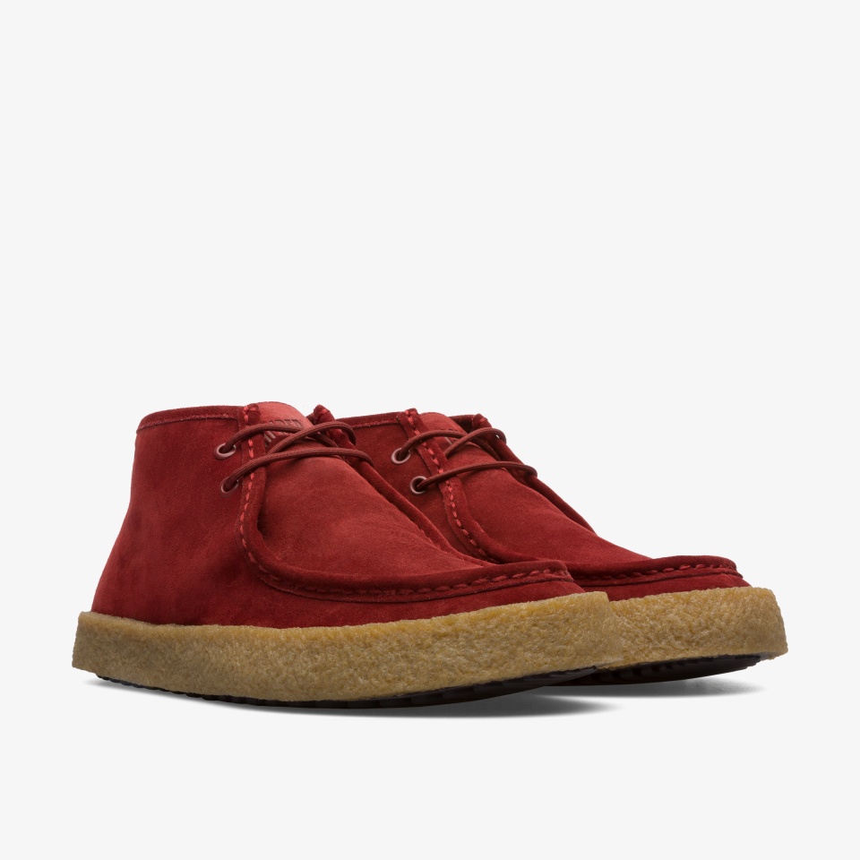 Camper Bark Red - Camper Mens Sneakers ||1246-ODVYG||